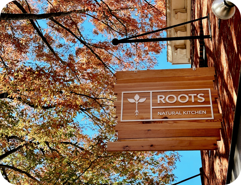 Roots Natural Kitchen Signboard